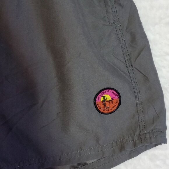 The Endless Summer Swim Trunks Gray Size Medium - Picture 9 of 14